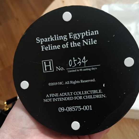 Egyptian Feline Of The Night Hamilton Collection - Picture 7 of 9